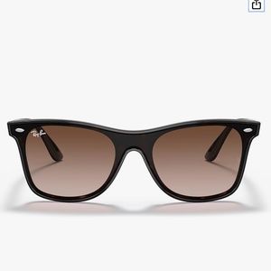 Ray-Ban Blaze Wayfarer Square Sunglasses. Brown.